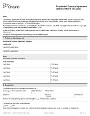 understanding the new ontario standardized lease agreement